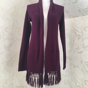 Lilly Pulitzer Tatum Cardigan - Cabernet size S